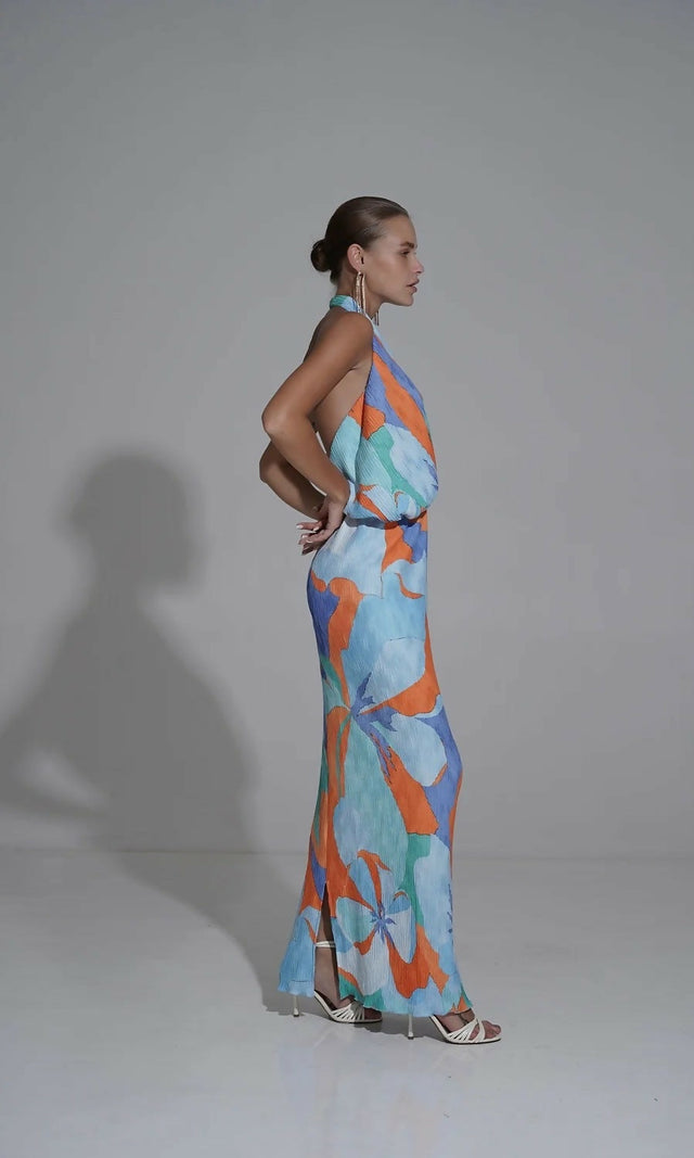 L’idee Riviera Sleeveless Gown - 10 / Multi - Dresses