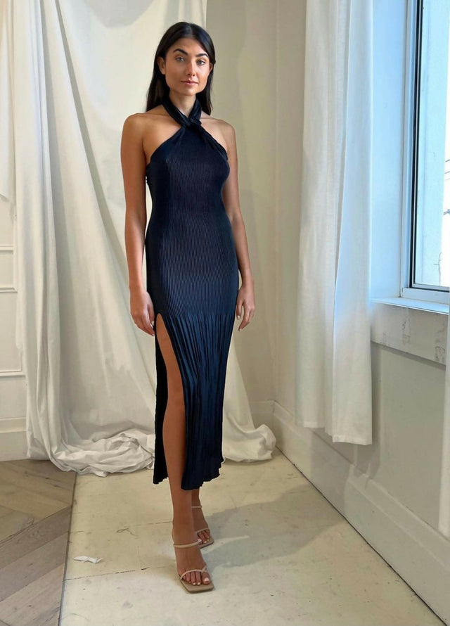 L’Idee Soireè Halter Gown - 6 / Black - Dresses