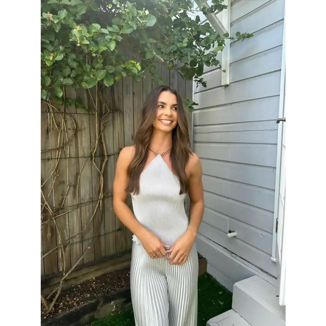 L’idee Turlington Chain & Bisous Pant Set - 8 / Grey - Outfit Sets