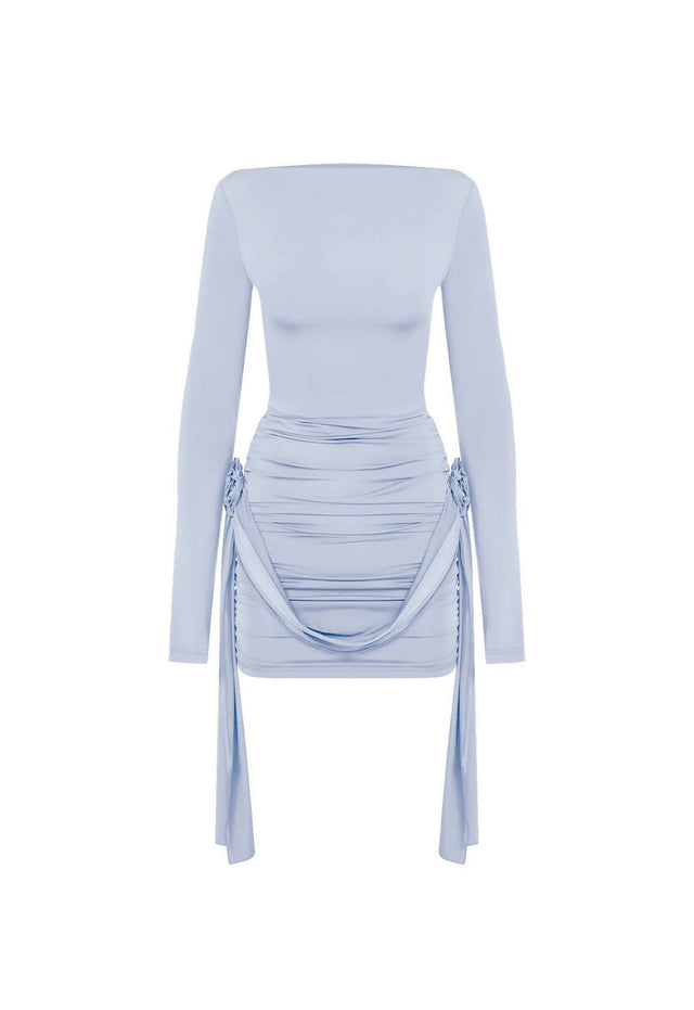 Lioness Glory Mini Dress Grey - 8 / Gray - Dresses