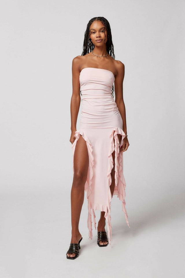 Lioness Rendezvous Midi Pink - 8 / Pink - Dresses