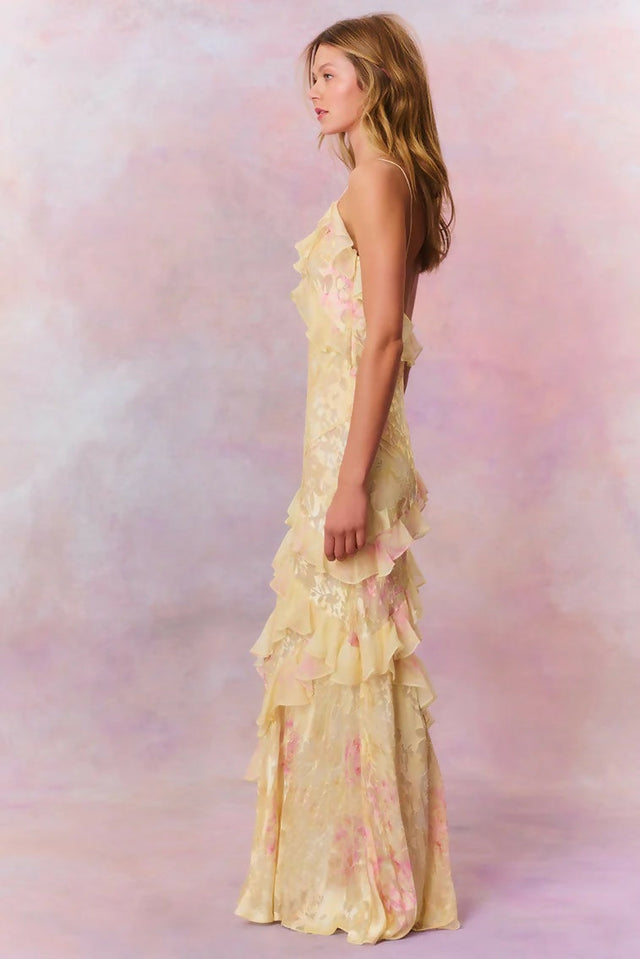 Love Shack Fancy Rialto Maxi Yellow - Dresses