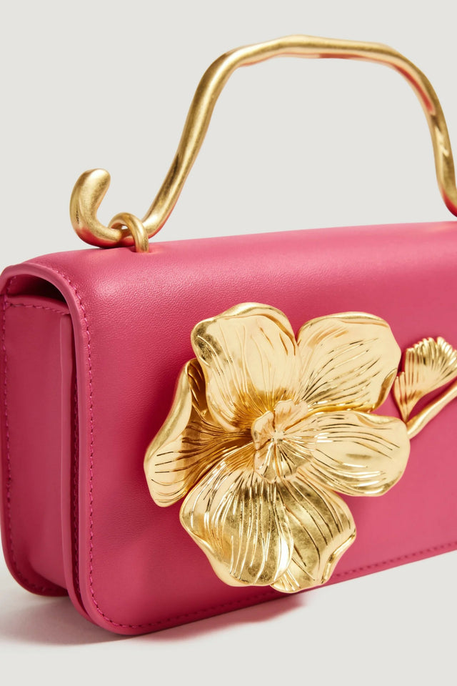 Aje Celeste Flower Clutch