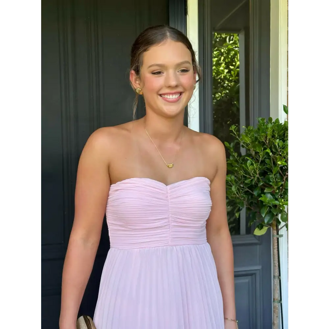 Lulus Sensational Tiered Maxi Dress Pink Size S - 8 / Pink - Dresses
