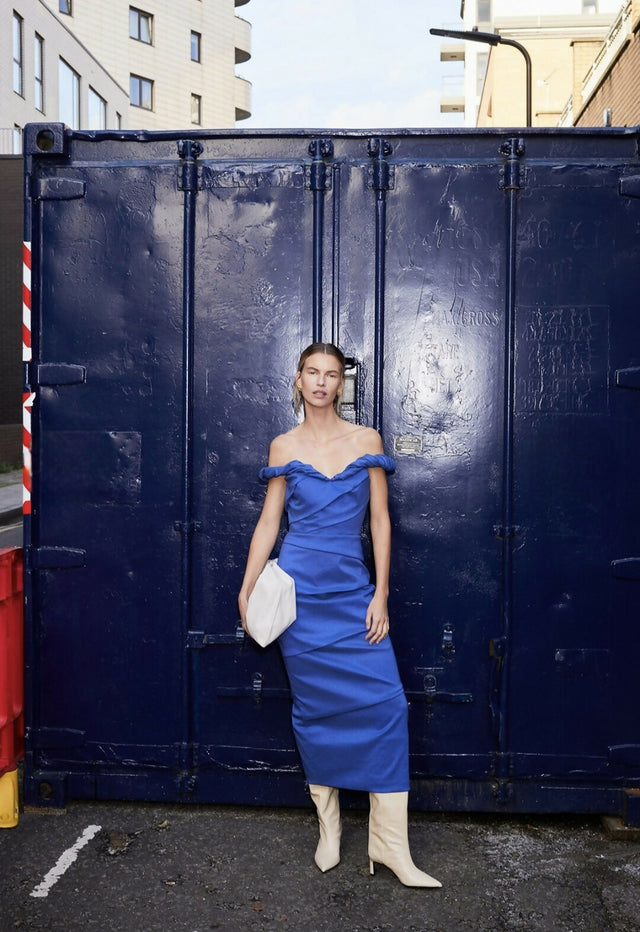 Rachel Gilbert Asha Dress Blue 3/AU12