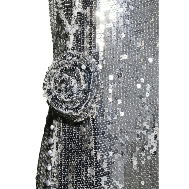 Magda Butrym x H&M Sequin Rose Appliqué Maxi Dress - Dresses