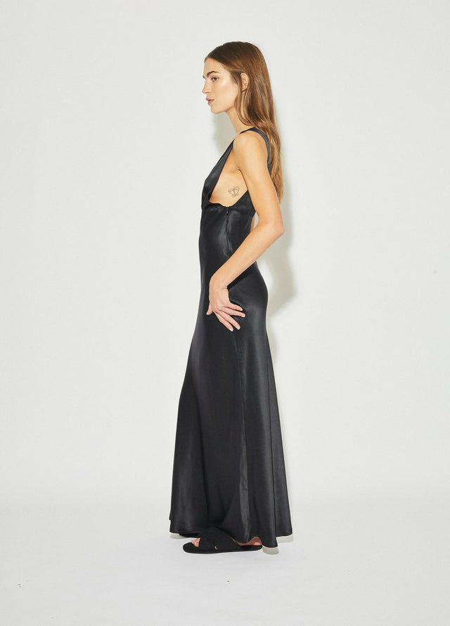 Maison Essentiele Vintage Maxi Black - 6 / Black - Dresses