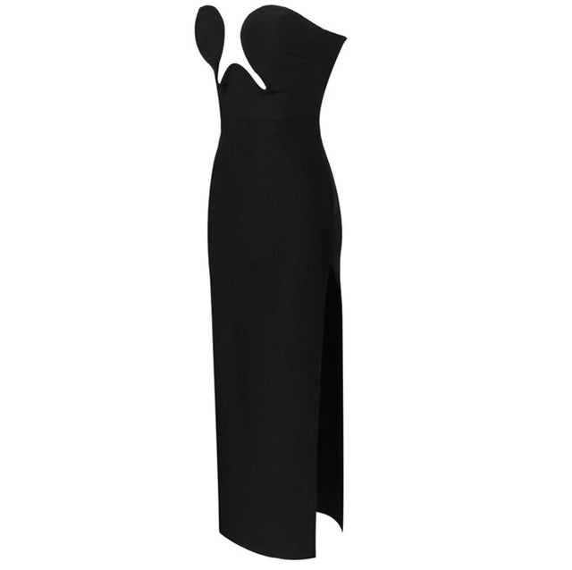 Maison Femalien Lea Dress - 8 / Black - Dresses