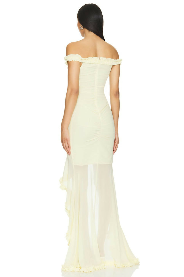 Majorelle Chandra Gown - 6 / Yellow - Dresses