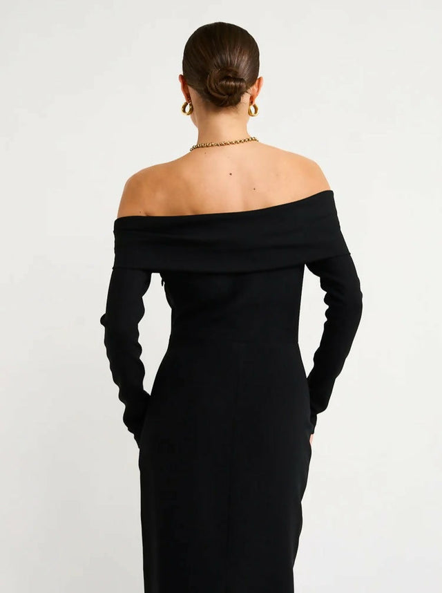 Manning Cartell Another Time Off-shoulder Dress Black Size 14 - 14 / Black - Dresses