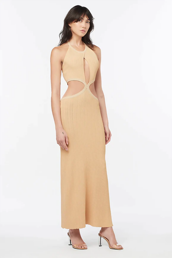 Manning Cartell Beyond Limits Dress in Taupe Size 12 - 12 / Nude - Dresses