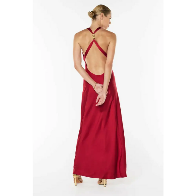 Manning Cartell Charmed Cowl Slip Dress Red Size 4 6 8 10 & 12 - Dresses