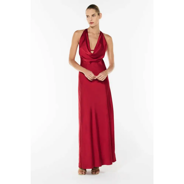Manning Cartell Charmed Cowl Slip Dress Red Size 4 6 8 10 & 12 - Dresses