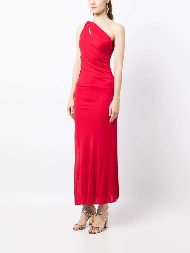 Manning Cartell Digital Love One Shoulder Dress Red Size 14 / XL - 14 / Red - Dresses