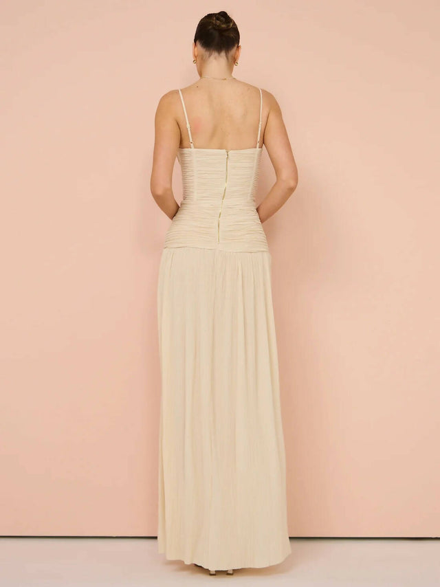 Manning Cartell Double Time Pleat Dress in Nougat - Dresses