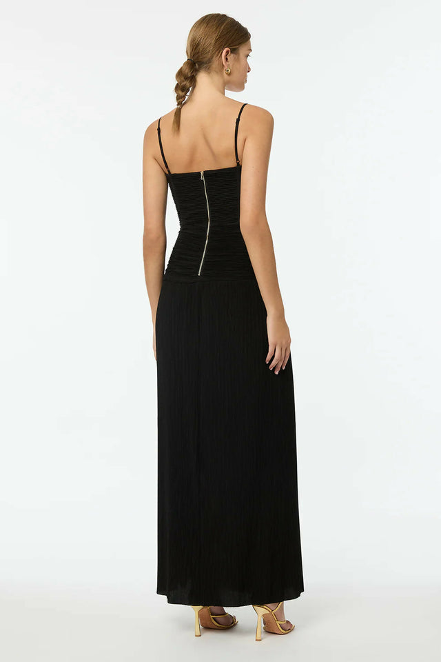 Manning Cartell Double Time Pleat Maxi Black - 8 / Black - Dresses