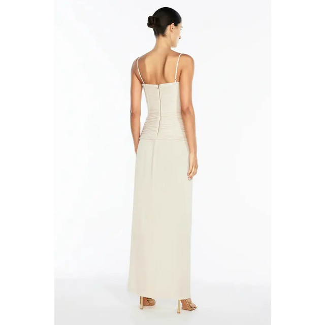 Manning Cartell Double Time Pleat Maxi Dress Nougat Size 8 - 8 / Brown - Dresses
