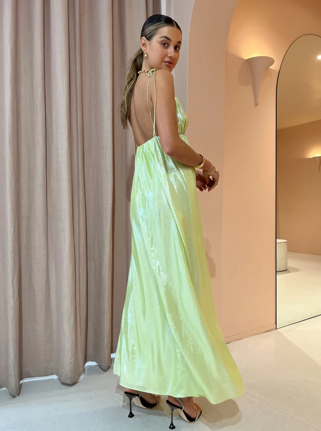 Manning Cartell Neon Heart Dress in Lime Green Size AU 8 - 8 / Green - Dresses