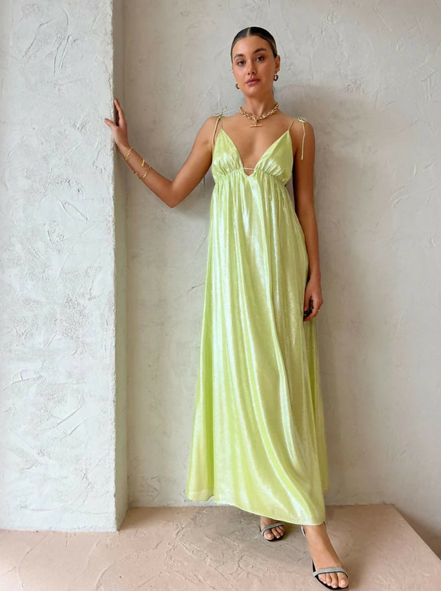 Manning Cartell Neon Heart Dress in Lime Green Size AU 8 - 8 / Green - Dresses