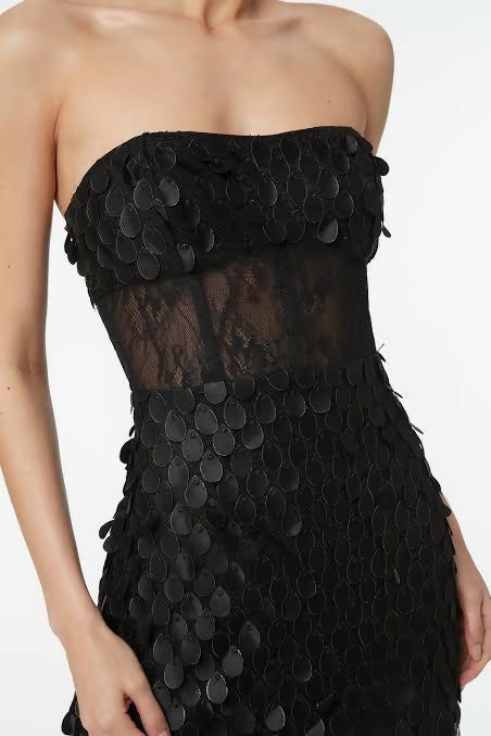 Manning Cartell Supreme Extreme Strapless Gown - 12 / Black - Dresses