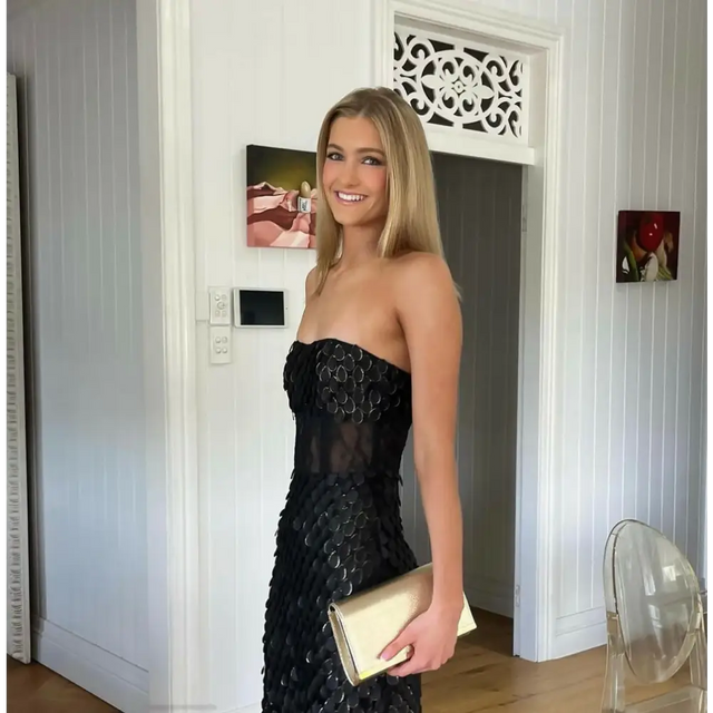 Manning Cartell Supreme Extreme Strapless Gown Dress Black Size 10 - 10 / Black - Dresses