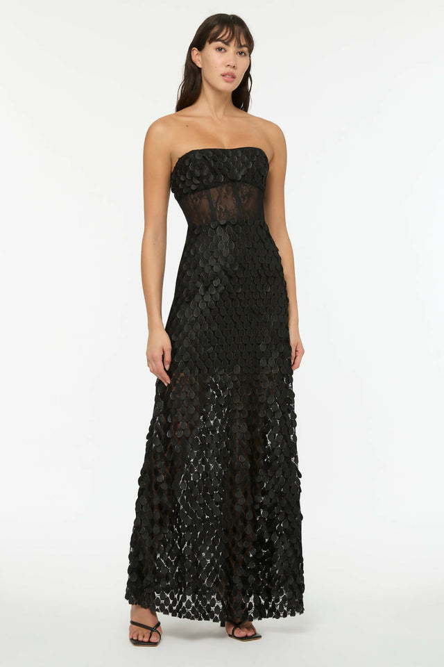 Manning Cartell Supreme Extreme Strapless Gown Size 6 - 6 / Black - Dresses