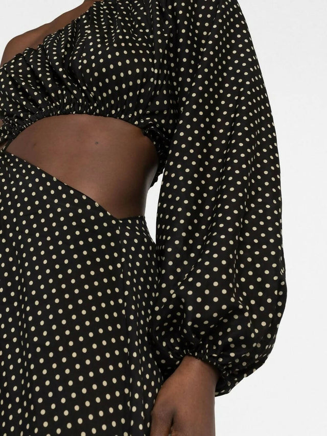 Matteau Asymmetric Wave Dress - Dresses