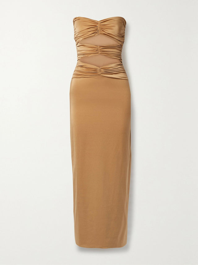 Maygel Coronel Dorato Dress - 6 / Gold - Dresses
