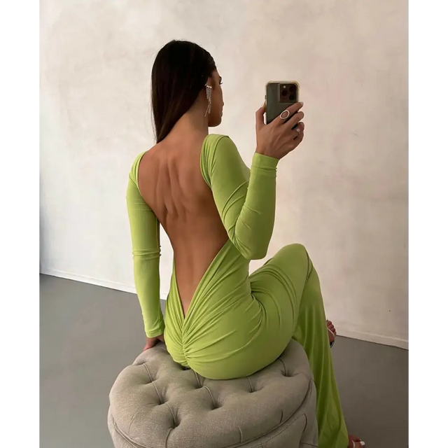 Melani the Label ‘Camila’ Gown - XS / Green - Dresses
