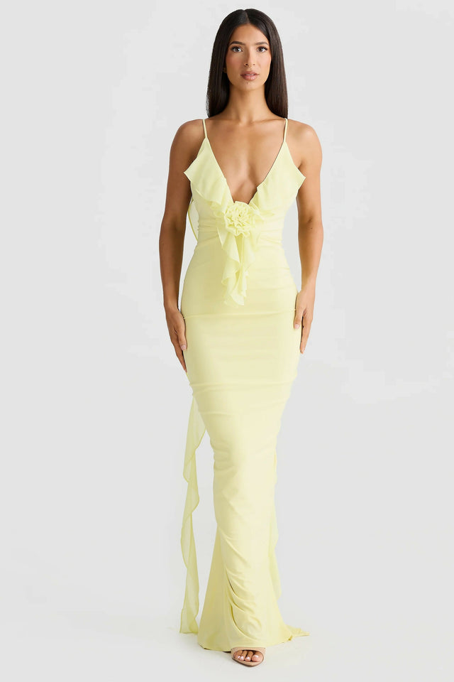 Melani The Label Daniela Gown Yellow - 8 / Yellow - Dresses