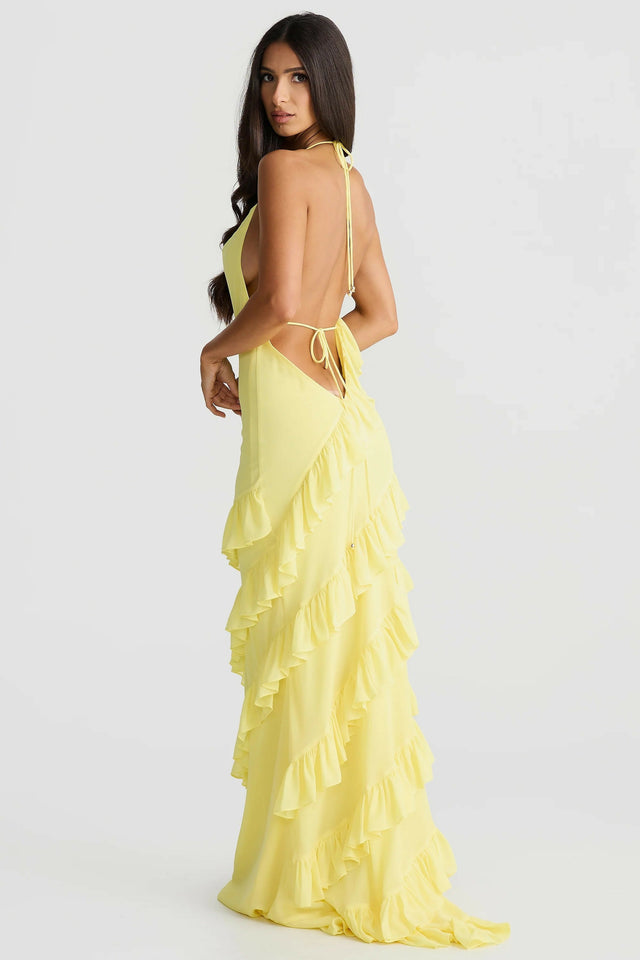 Melani The Label Milana Gown Yellow - 8 / Yellow - Dresses