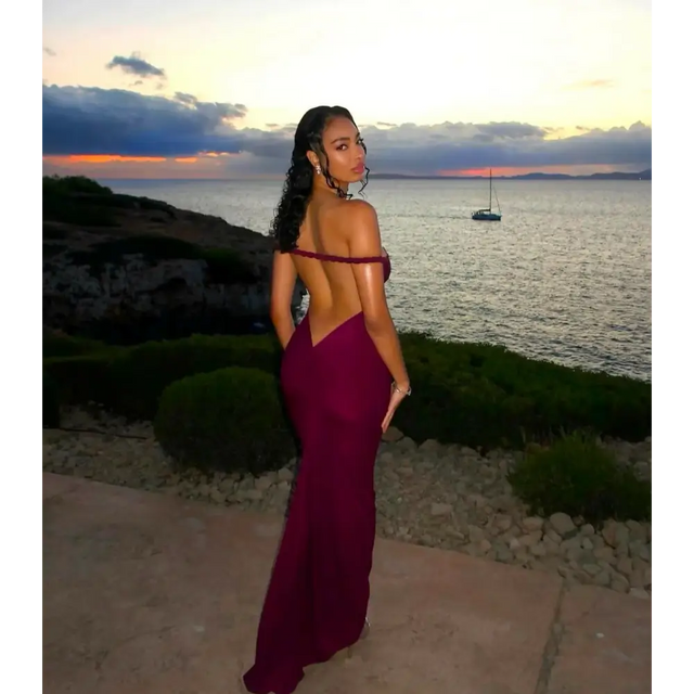 Melani The Label Mulberry Maia Gown - Dresses