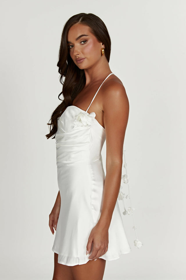 Meshki Otillie Rose Halter Mini Dress - Dresses