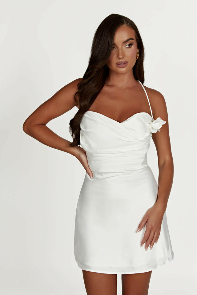 Meshki Otillie Rose Halter Mini Dress - Dresses