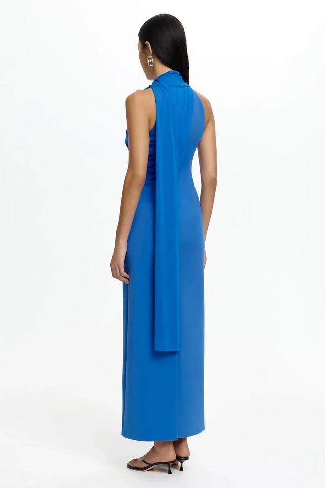 Significant Other Edda Scarf Dress - Cosmic Blue