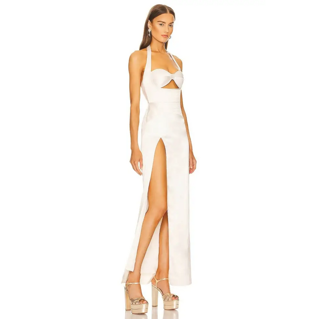 Michael Costello - Marissa Gown - 8 / White - Dresses