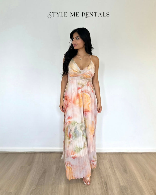 Ministry of Style The Label Sunrise Strap Dress Patterned - Dresses