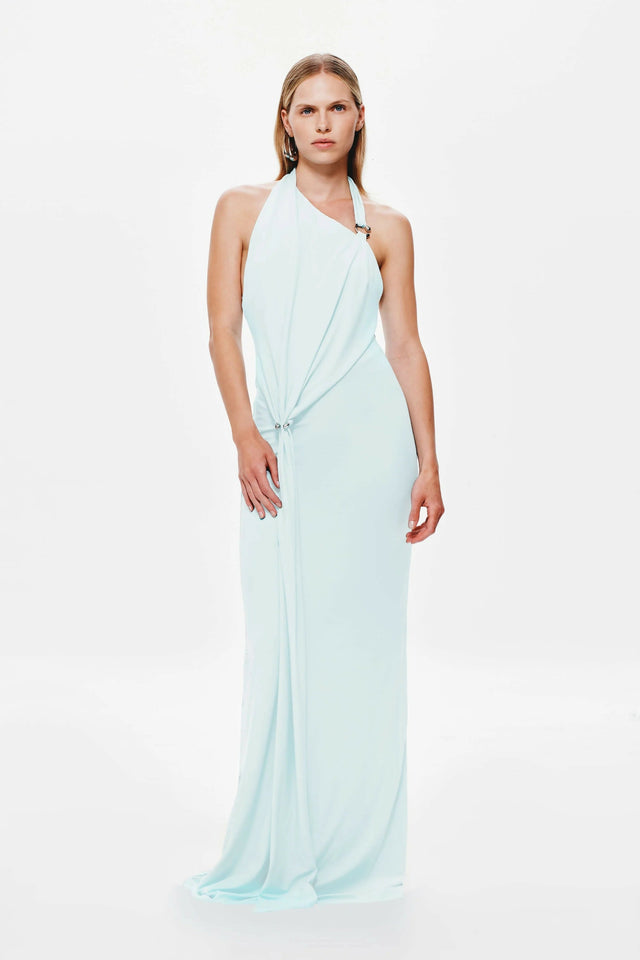 MISHA Blue Rivera Jersey Maxi Dress - Dresses