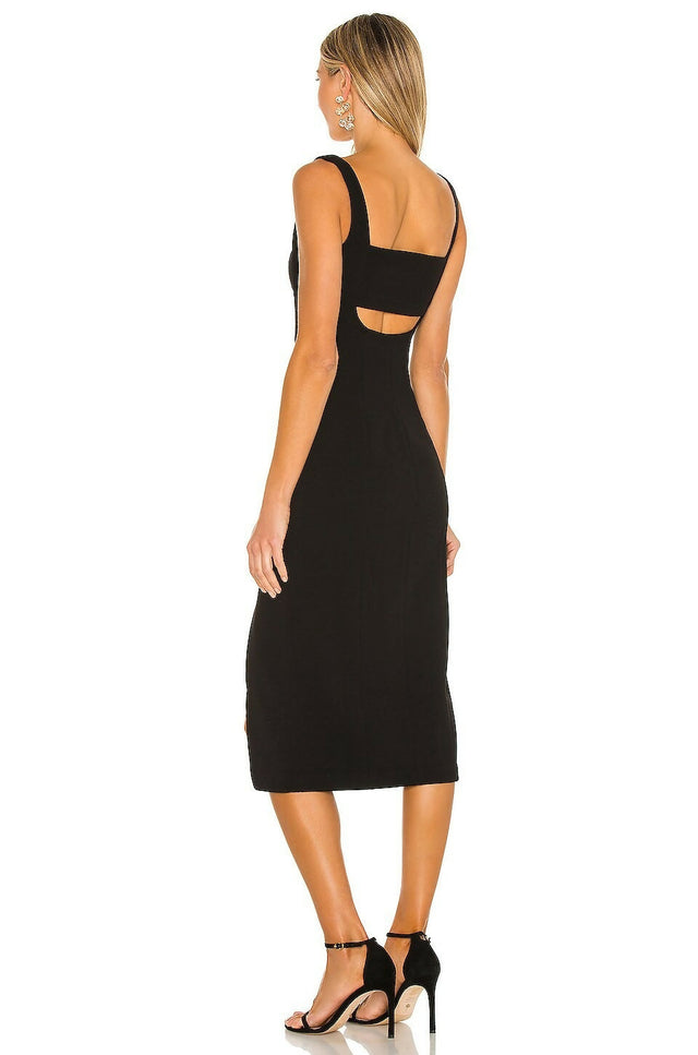 Misha Collection Simonetta Dress - 8 / Black - Dresses