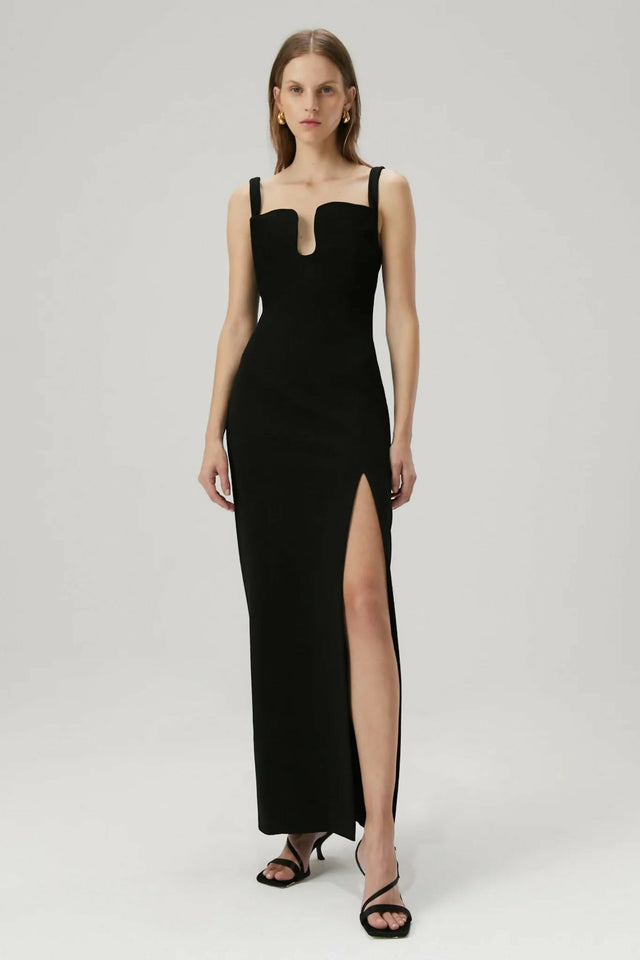 Misha Franka Dress in Black - 8 / Black - Dresses