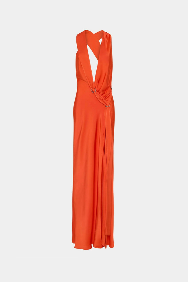 Misha Harlow Maxi Dress - 8 / Red - Dresses