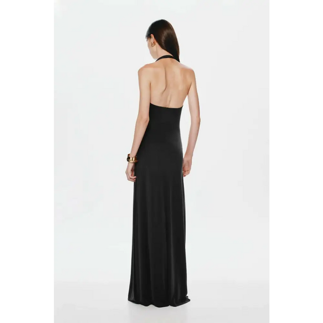 Misha Jennifer Cupro Maxi Dress Black Size 10 - 10 / Black - Dresses