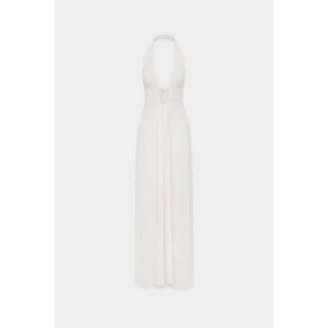 Misha Jennifer Cupro Maxi Dress Ivory Size S - 8 / White - Dresses