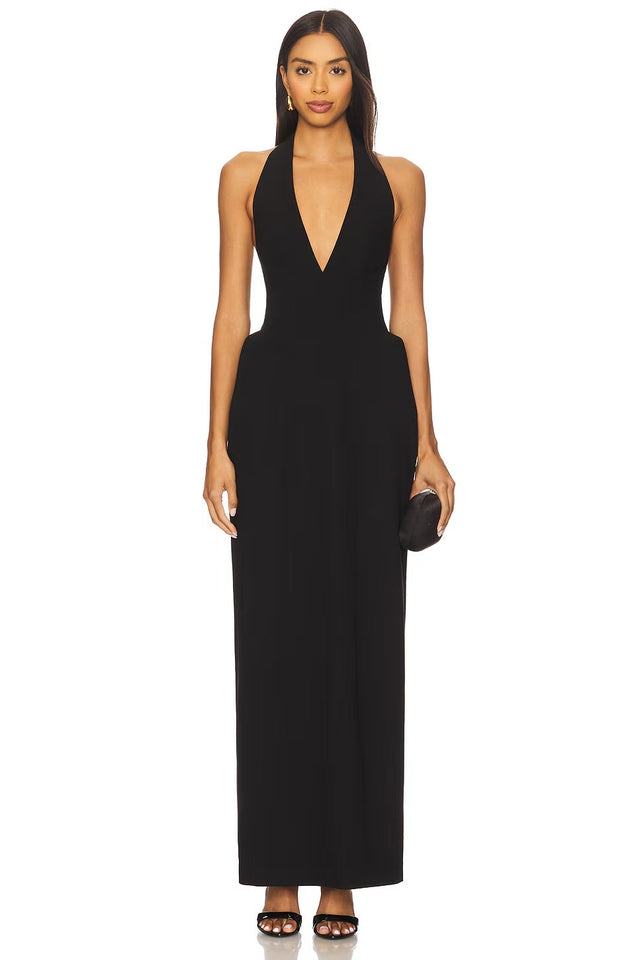 Misha The Delta Suiting Dress in Black - 6 / Black - Dresses