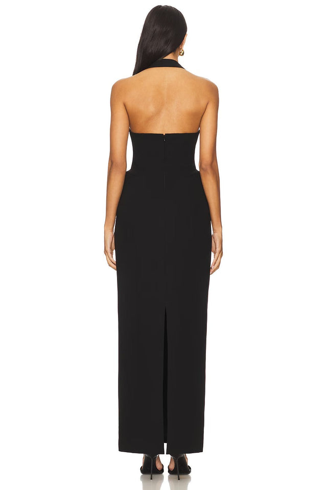 Misha The Delta Suiting Dress in Black - 6 / Black - Dresses