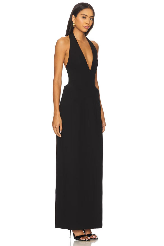 Misha The Delta Suiting Dress in Black - 6 / Black - Dresses