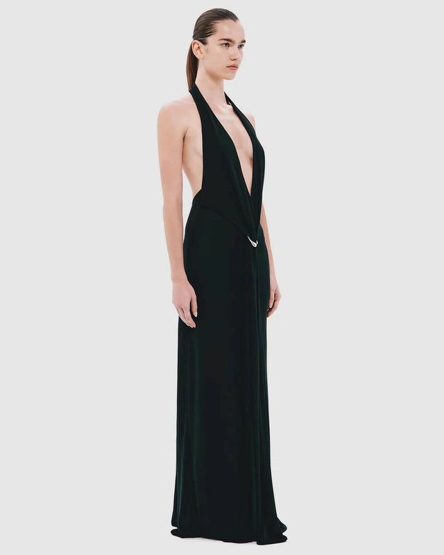 MISHA The Unity Jersey Dress Black - 6 / Black - Dresses