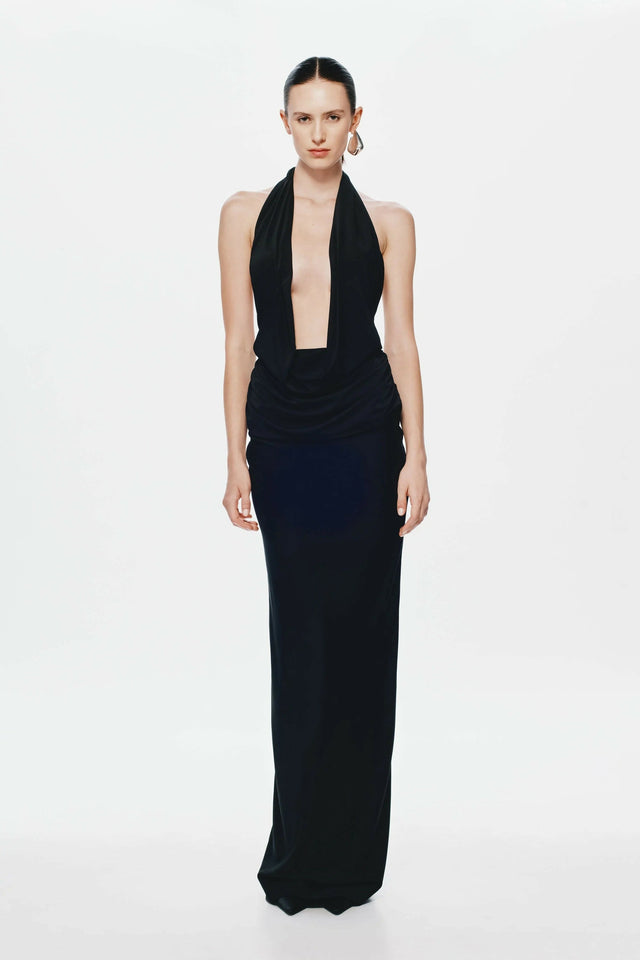 Misha Vanessa Jersey Dress - 8 / Black - Dresses