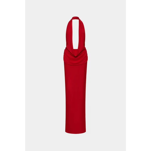 Misha Vanessa Jersey Maxi Dress Cherry Red XS - 6 / Red - Dresses