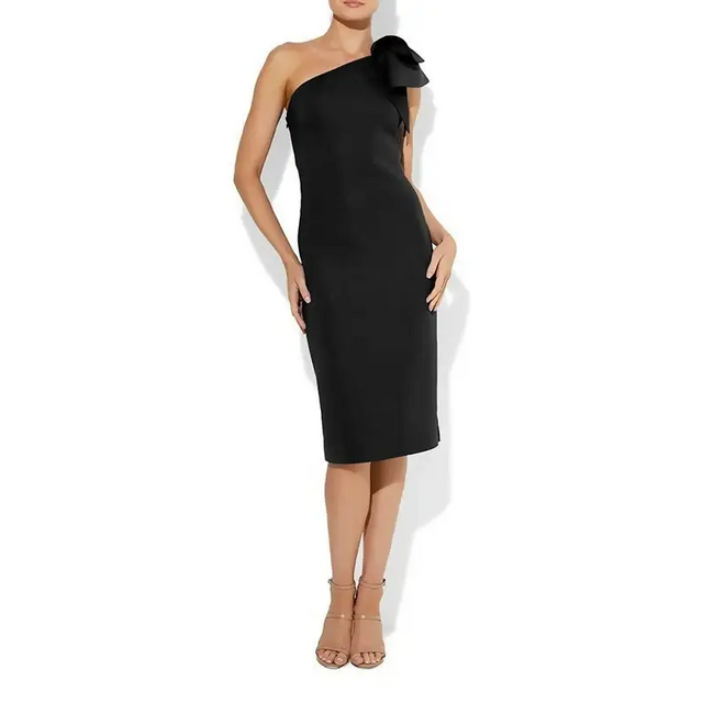 Montique Jamie Cocktail Dress - 10 / Black - Dresses